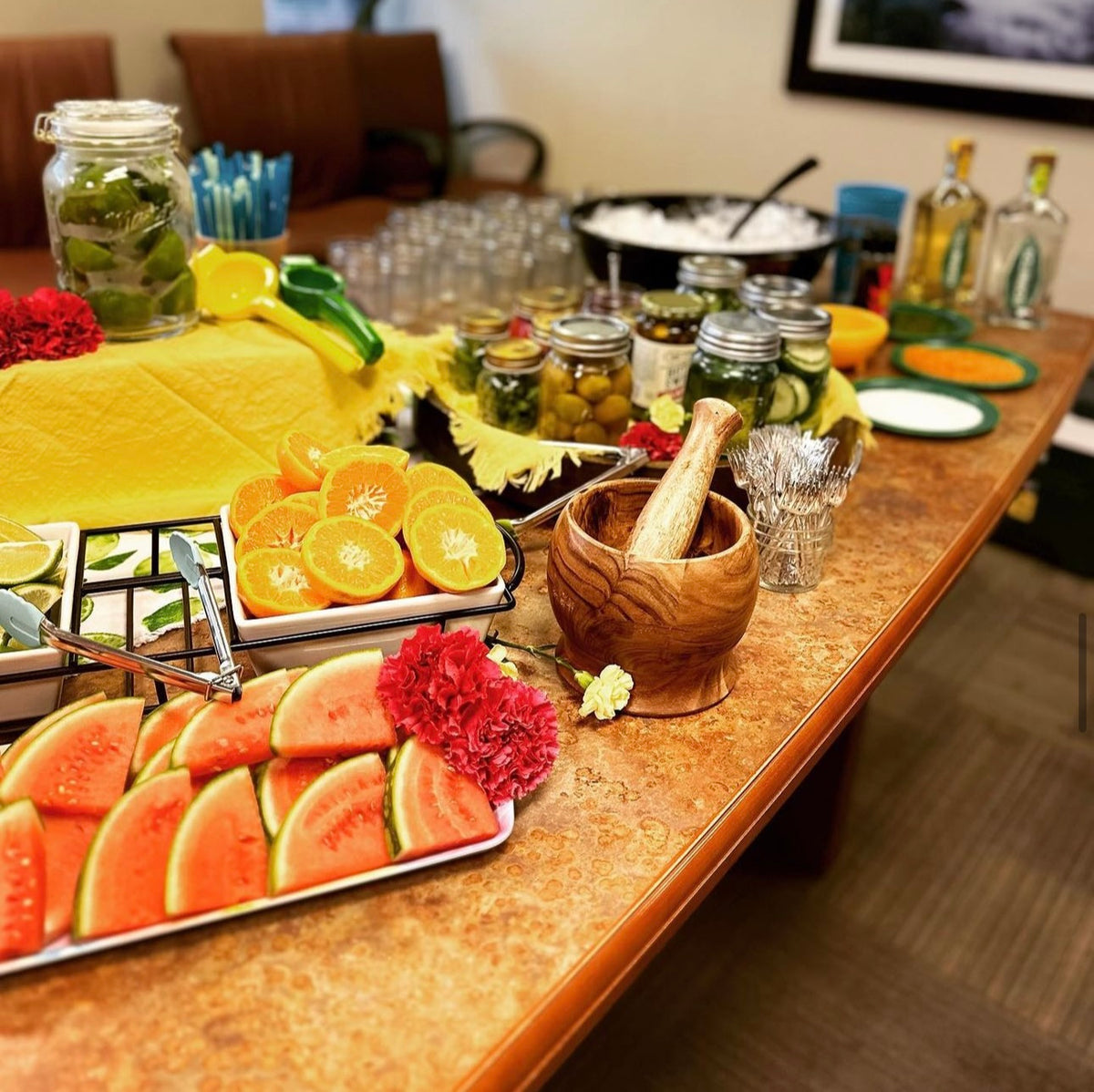 The margarita bar Amazing Graze Charcuterie Co.