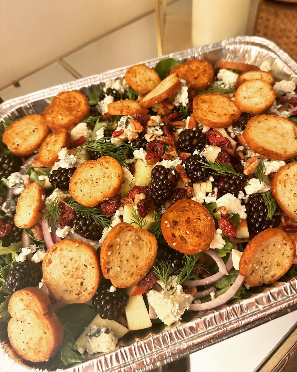 Blackberry blue cheese salad Amazing Graze Charcuterie Co.