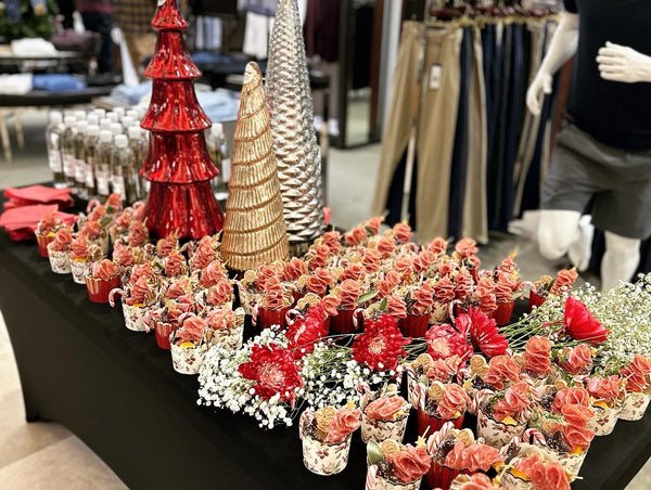 Christmas Charcuterie cups