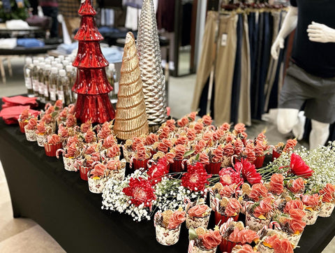 Christmas Charcuterie cups