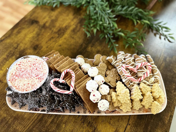 The cookie dipped plate