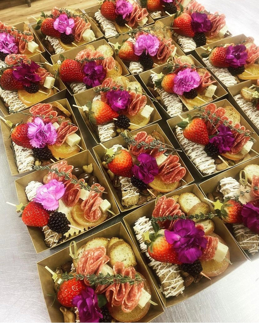 Personal charcuterie boxes
