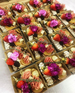 Personal charcuterie boxes